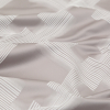British Imported Fog Satin-Faced Geometric Jacquard - Detail | Mood Fabrics