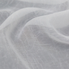 British Imported Snow Wrinkled Drapery Sheer - Detail | Mood Fabrics