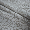 British Dove Leafy Satin-Faced Jacquard - Folded | Mood Fabrics