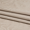 British Imported Latte Woodgrain Polyester Jacquard - Folded | Mood Fabrics