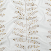 British Imported Linen Leafy Embroidered Imitation Dupioni | Mood Fabrics