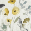 British Imported Stone Watercolor Foliage Printed Cotton Canvas - Detail | Mood Fabrics