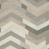 British Imported Blush Tactile Zig Zags Polyester Jacquard - Detail | Mood Fabrics