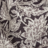British Imported Plum Floral Drapery Jacquard - Detail | Mood Fabrics