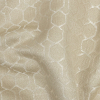 British Imported Champagne Honeycomb Polyester Jacquard - Detail | Mood Fabrics