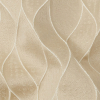 British Imported Champagne Leafy Silhouettes Polyester Jacquard - Detail | Mood Fabrics