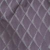 British Imported Amethyst Shadow Diamond Satin-Faced Jacquard - Detail | Mood Fabrics