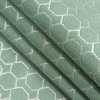 British Imported Sage Honeycomb Polyester Jacquard - Folded | Mood Fabrics