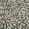 British Imported Olive Leafy Printed Cotton Canvas | Mood Fabrics