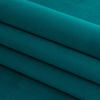 British Import Azure Polyester Drapery Velvet - Folded | Mood Fabrics