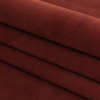 British Import Claret Polyester Drapery Velvet - Folded | Mood Fabrics
