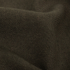 British Imported Mocha Polyester, Viscose and Linen Woven - Detail | Mood Fabrics