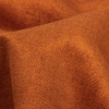 British Imported Rust Polyester Microvelvet - Detail | Mood Fabrics