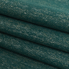 British Imported Emerald Metallic Drapery Woven - Folded | Mood Fabrics