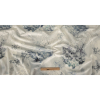 British Imported Sky Floral Polyester Knit Microvelvet - Full | Mood Fabrics