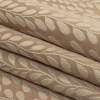 British Imported Linen Cascading Vines Polyester Jacquard - Folded | Mood Fabrics