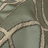 British Imported Sage Abstract Shapes Drapery Jacquard - Detail | Mood Fabrics
