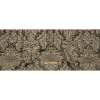 British Imported Fawn Ornate Leaves Drapery Jacquard - Full | Mood Fabrics