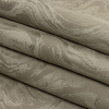 British Imported Limestone Metamorphic Swirls Metallic Drapery Jacquard - Folded | Mood Fabrics