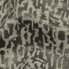 British Imported Graphite Abstract Cotton and Recycled Polyester Drapery Jacquard - Detail | Mood Fabrics