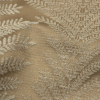 British Imported Caramel Leaf Chains Cotton and Recycled Polyester Drapery Jacquard - Detail | Mood Fabrics