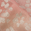 British Imported Shell Ombre Stripes and Little Flowers Drapery Jacquard - Detail | Mood Fabrics