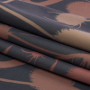 British Imported Shell Thistle Stems Polyester Velvet - Folded | Mood Fabrics