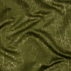 British Imported Olive Delicate Grasses Metallic Satin-Faced Drapery Jacquard | Mood Fabrics