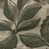 British Imported Sage Lucent Leaves Metallic Drapery Jacquard - Detail | Mood Fabrics