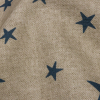 British Imported Indigo Starlight Printed Cotton Canvas - Detail | Mood Fabrics