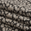 British Imported Ebony Leopard Spots Drapery Jacquard - Folded | Mood Fabrics