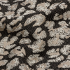 British Imported Ebony Leopard Spots Drapery Jacquard - Detail | Mood Fabrics