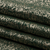 British Imported Fern Running Leopard Drapery Jacquard - Folded | Mood Fabrics