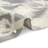 British Imported Dove Blurred Branches Metallic Drapery Jacquard - Detail | Mood Fabrics