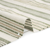 British Imported Sage Tactile Stripes Cotton and Polyester Woven - Detail | Mood Fabrics