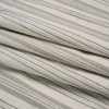 British Imported Stone Tactile Stripes Cotton and Polyester Woven - Folded | Mood Fabrics