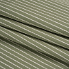 British Imported Spruce Tactile Chalk Stripes Cotton and Polyester Woven - Folded | Mood Fabrics