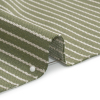 British Imported Spruce Tactile Chalk Stripes Cotton and Polyester Woven - Detail | Mood Fabrics