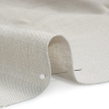 British Imported Dove Grey Linen, Viscose and Polyester Woven - Detail | Mood Fabrics