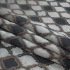 British Platinum Moroccan Satin-Faced Jacquard - Folded | Mood Fabrics