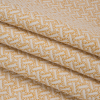 British Imported Dijon Geometric Basketweave Chenille Jacquard - Folded | Mood Fabrics