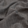 British Chocolate Slubbed Woven - Detail | Mood Fabrics