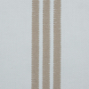 British Taupe Embroidered Stripes on a Cotton Woven - Detail | Mood Fabrics