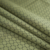 British Kiwi Geometric Satin-Faced Jacquard - Folded | Mood Fabrics