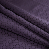 British Plum Geometric Satin-Faced Jacquard - Folded | Mood Fabrics