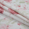British Pink Floral Printed Cotton Canvas - Folded | Mood Fabrics
