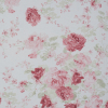 British Pink Floral Printed Cotton Canvas | Mood Fabrics