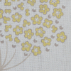 British Mimosa Floral Printed Cotton Canvas - Detail | Mood Fabrics