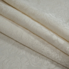 British Cream Damask Satin-Faced Jacquard - Folded | Mood Fabrics