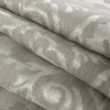 British Dove Luminous Damask Jacquard - Folded | Mood Fabrics